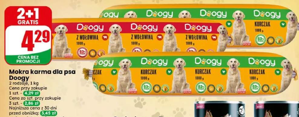 Karma mokra dla psa z wołowiną