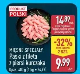 Mięsne specjały Paski z fileta z piersi kurczaka