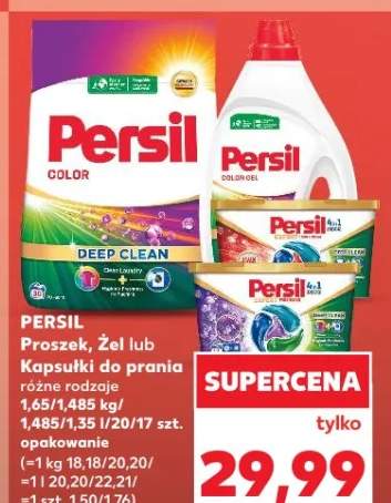 Proszek, żel lub kapsułki do prania różne rodzaje