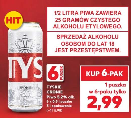 Piwo 5,2% alk.