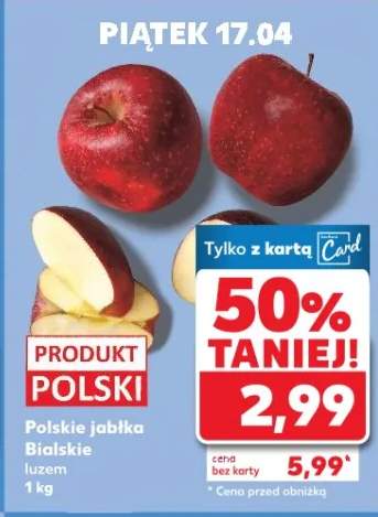 Jabłka Bialskie luzem