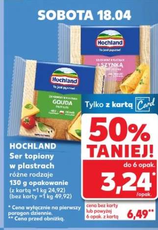 Ser topiony w plastrach różne rodzaje