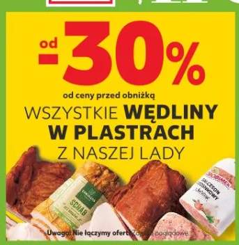 Wędliny w plastrach z naszej lady