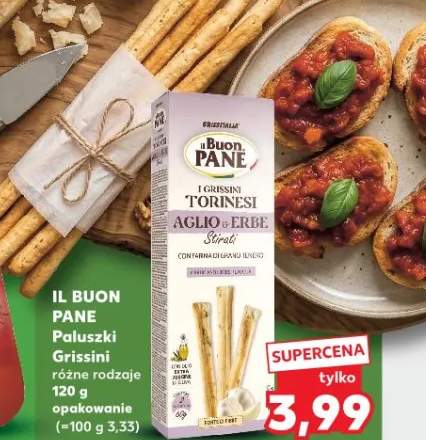 Paluszki Grissini różne rodzaje