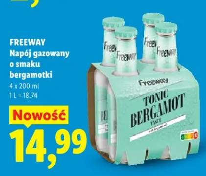 Napój gazowany o smaku bergamotki