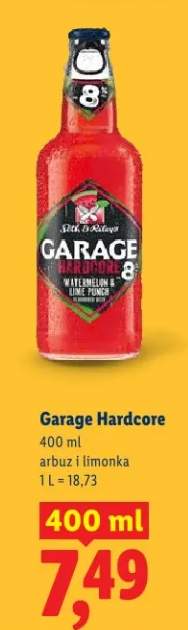 Piwo Garage Hardcore arbuz i limonka
