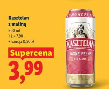 Piwo Kasztelan z maliną