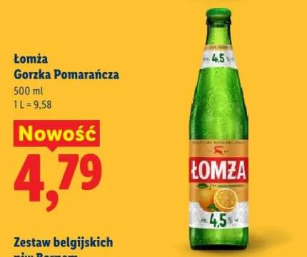 Piwo Łomża Gorzka Pomarańcza