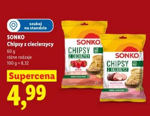 Chipsy z ciecierzycy