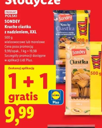 Kruche ciastka z nadzieniem, XXL