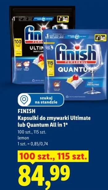 Kapsułki do zmywarki Ultimate lub Quantum All in 1