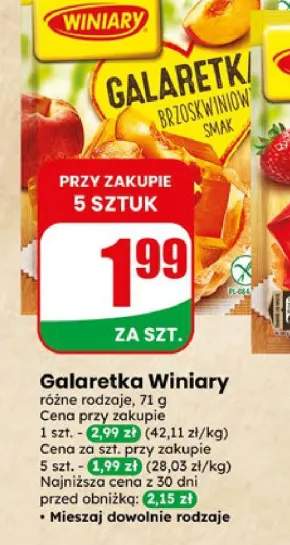 Galaretka malinowy smak