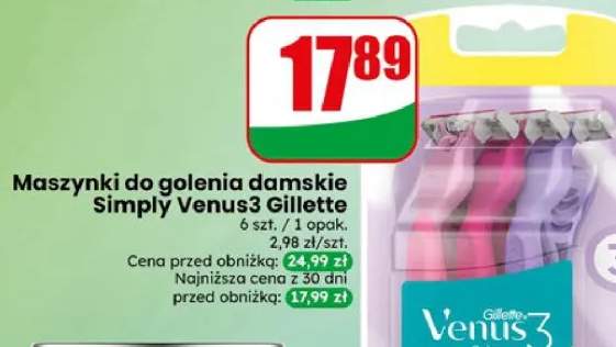 Maszynki do golenia damskie Simply Venus3