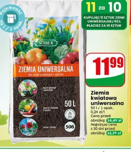 Ziemia kwiatowa uniwersalna