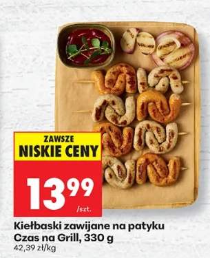 Kiełbaski zawijane na patykę