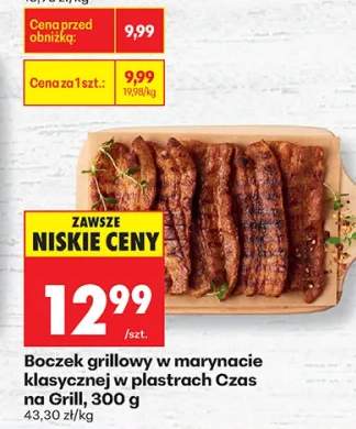 Boczek grillowy w marynacie klasycznej w plastrach