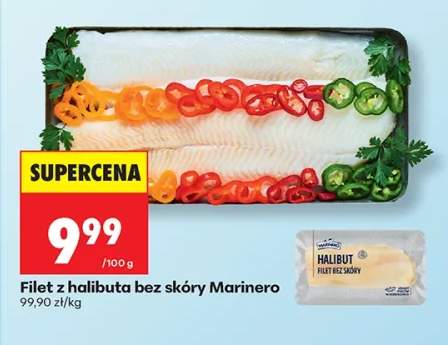 Filet z halibuta bez skóry