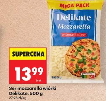 Ser mozzarella wiórki