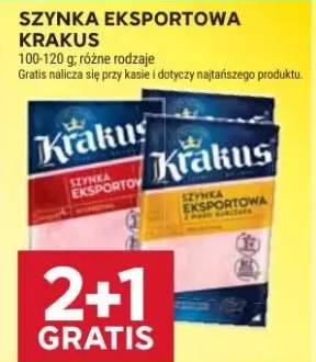Szynka eksportowa Krakus różne rodzaje