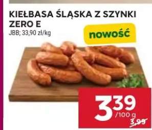 Kiełbasa śląska z szynki zero E