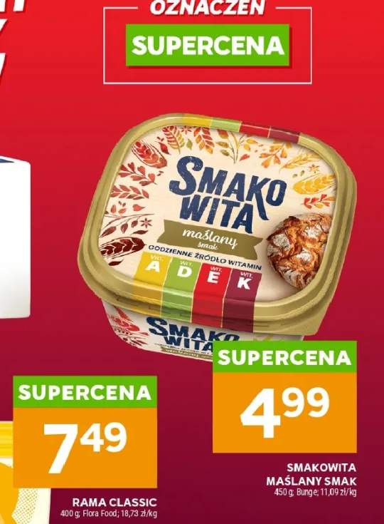 Margaryna maślany smak