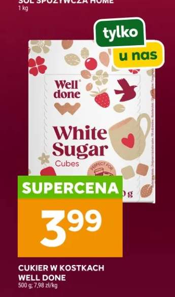 Cukier w kostkach White Sugar Cubes