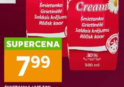 Śmietanka UHT 30%