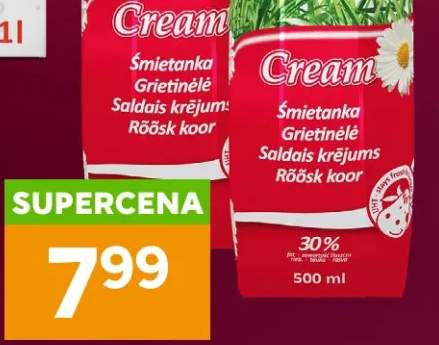 Śmietanka UHT 30%
