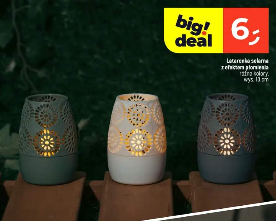 Latarenka solarna z efektem płomienia różne kolory