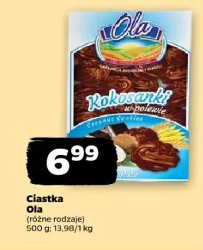 Ciastka Kokosanki w czekoladzie