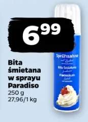 Bita śmietana w sprayu