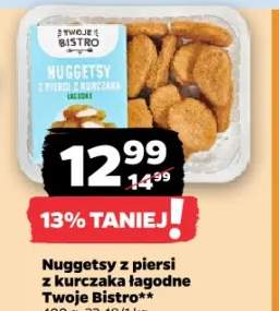 Nuggetsy z piersi z kurczaka łagodne