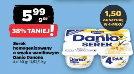 Serek homogenizowany o smaku waniliowym