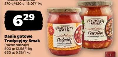 Danie gotowe fasolka