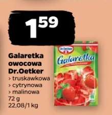 Galaretka owocowa malinowa