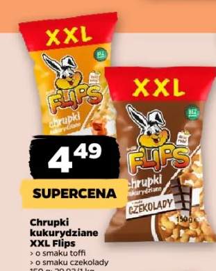 Chrupki kukurydziane XXL o smaku czekolady