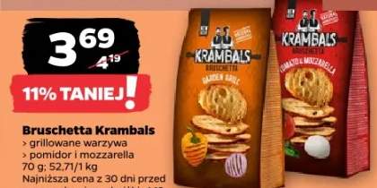 Bruschetta grillowane warzywa Krambals