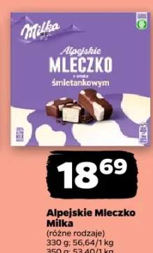 Alpejskie Mleczko (różne rodzaje)