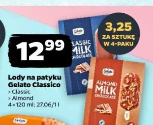 Lody na patyku Classic, Almond