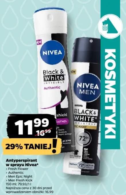 Antyperspirant w sprayu Fresh Flower, Men Cool, Men Epic Night, Men Fresh Kick