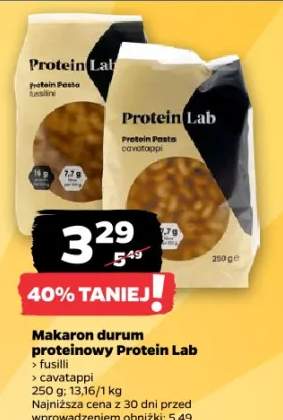 Makaron durum proteinowy cavatappi