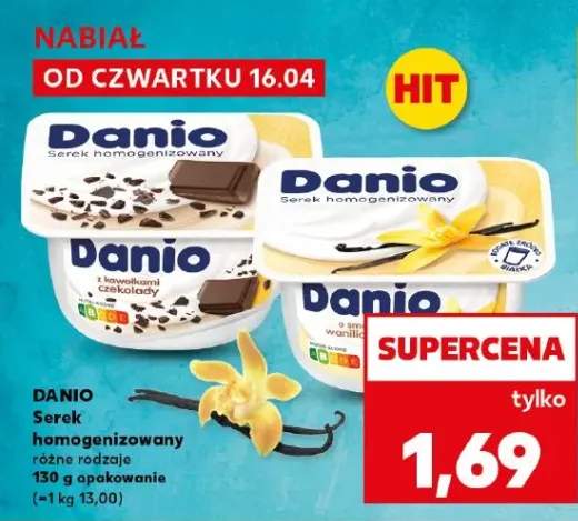 Serek homogenizowany różne rodzaje