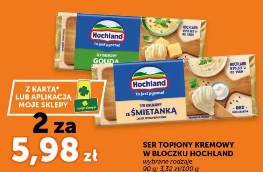 Ser topiony kremowy w bloczku Gouda