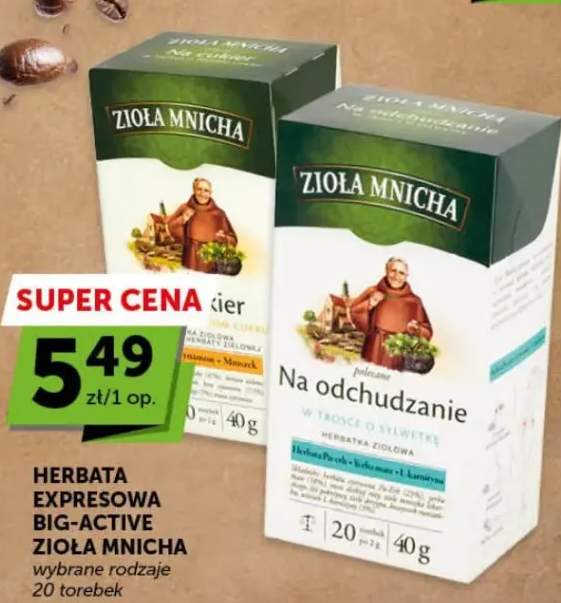 Herbata ekspresowa big-active wybrane rodzaje