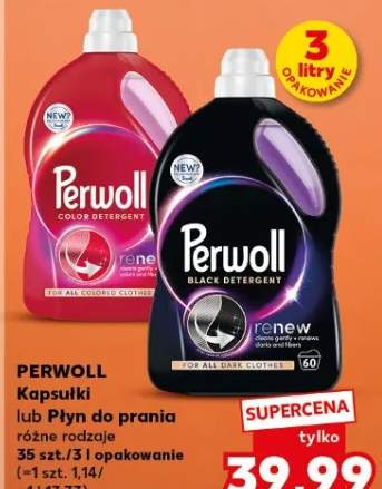 Kapsułki lub płyn do prania różne rodzaje