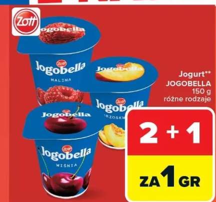 Jogurt jogobella wiśnia