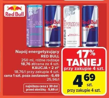 Napój energetyzujący różne rodzaje