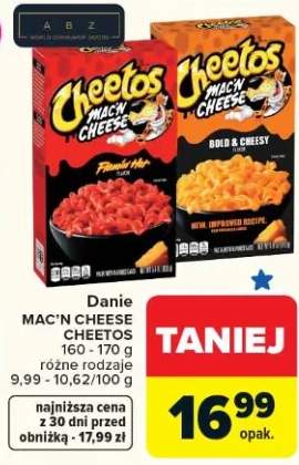Danie Mac'n Cheese Cheetos