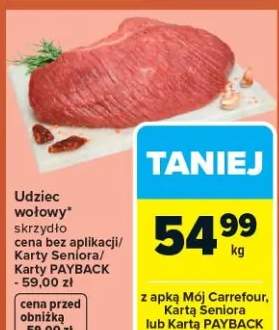 Udziec wołowy skrzydło