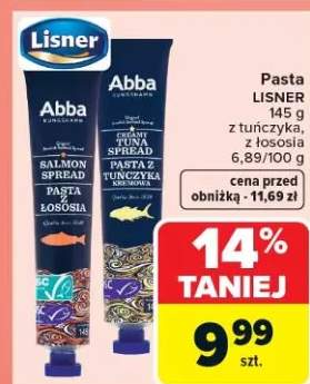 Pasta z tuńczyka, z łososia